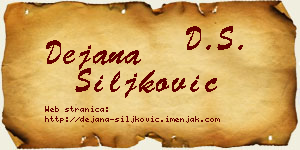 Dejana Šiljković vizit kartica